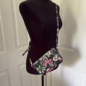 Zara Trafaluc Multicolor Floral Crossbody Bag